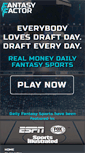 Mobile Screenshot of fantasyfactor.com